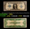 1923 $1 large size Blue Seal Silver Certificate Grades vf+ Signatures Woods/White