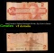 1986 Canada 2 Dollars Banknote P# 94a, Sig. Crow & Bouey Grades vf details