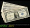 Complete Set of 9x 1935 $1 Silver Certificates A-H Including Rare 1935 Double Date Note