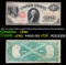 1917 $1 Large Size Legal Tender Note Grades vf++ Signatures Teehee/Burke