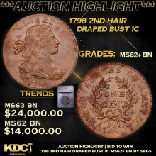 ***Auction Highlight*** 1798 2nd Hair Draped Bust