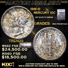 ***Auction Highlight*** 1916-d Mercury Dime 10c