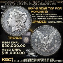 ***Auction Highlight*1904-s Morgan Dollar Near TOP