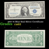 1957 $1 Blue Seal Silver Certificate Grades Select CU