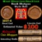 Lincoln Wheat Cent 1c Mixed Roll Orig Brandt McDonalds Wrapper, 1917-d end, Wheat other end