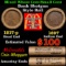 Small Cent Mixed Roll Orig Brandt McDonalds Wrapper, 1917-p Lincoln Wheat end, 1897 Indian other end
