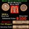 Lincoln Wheat Cent 1c Mixed Roll Orig Brandt McDonalds Wrapper, 1919-s end, Wheat other end