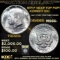 ***Auction Highlight*** 1971-p Kennedy Half Dollar Near Top Pop! 50c Graded ms66+ BY SEGS (fc)
