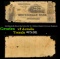 1861 Monticello Bank Charlottesville VA 2 Dollars Obsolete Currency Banknote Grades vf details