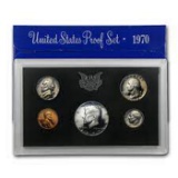 1970 United States Mint Proof Set 5 coins