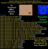 Sealed 2019 United States Mint Set in Original Government Shipped Box, Never Opened! 21 Coins Inside