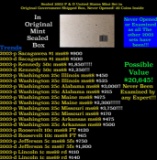 Sealed 2003 United States Mint Set in Original Government Shipped Box, Never Opened! 20 Coins Inside