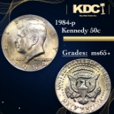 1984-p Kennedy Half Dollar 50c Grades GEM+ Unc