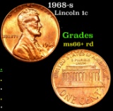 1968-s Lincoln Cent 1c Grades GEM++ RD