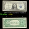 1957B $1 Blue Seal Silver Certificate Grades xf