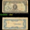 1942 Philippines Under Japanese (JIM) Occupation 1 Pesos Note P# 109A Grades vf+