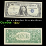 1957A $1 Blue Seal Silver Certificate Grades vf++