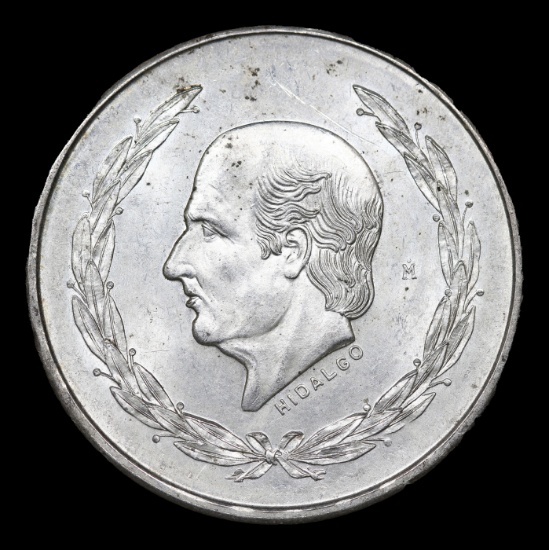 1953 Mexico 5 Pesos Silver KM# 467 Grades Select Unc