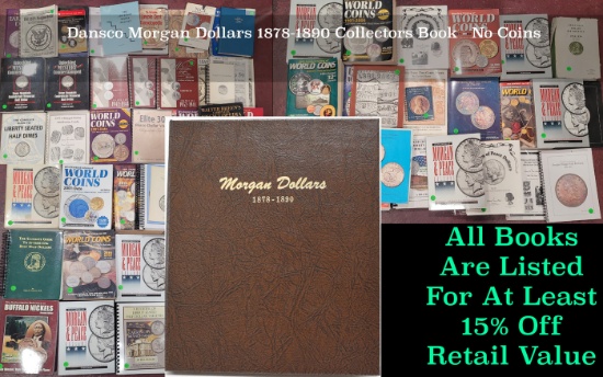 Dansco Morgan Dollars 1878-1890 Collectors Book - No Coins
