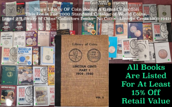 "Library of Coins" Collectors Book - No Coins - Large Cents Part 1 1793-1820