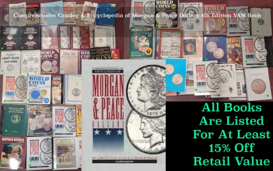 Comprehensive Catalog & Encyclopedia of Morgan & Peace Dollars 4th Edition VAM Book