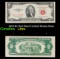 1953 $2 Red Seal United States Note Grades vf+