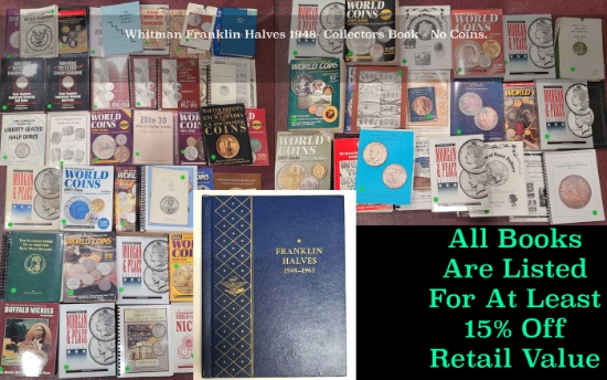 Whitman Franklin Halves 1948- Collectors Book - No Coins
