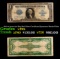 1923 Woods/White $1 large size Blue Seal Silver Certificate Grades vf+