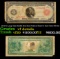 1914 $5 Large Size RARE Red Seal Federal Reserve Note Grades Vf details FR-843.