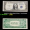 1935E $1 Blue Seal Silver Certificate Grades xf+
