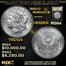 ***Auction Highlight*** 1894-o Morgan Dollar $1