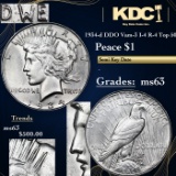 1934-d DDO vam-3 top 50 R-4 Peace Dollar 1 Grades Select Unc