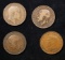 Group of 4 Coins, Great Britain Pennies, 1909, 1917, 1918, 1948 .