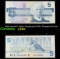 1986 Canada 5 Dollar Banknote P# 95b, Thiessen & Crow Grades xf+