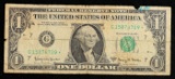 **Star Note** 1963A $1 Green Seal Federal Reserve Note Grades vf, very fine