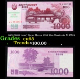 2008 (2018 Issue) Upper Korea 1000 Won Banknote P# CS23 Grades Gem CU