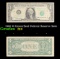 1963 $1 Green Seal Federal Reserve Note Grades f, fine