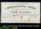1861 Confederate CSA Four Dollar $4 Note Grades Select CU