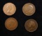 Group of 4 Coins, Great Britain Pennies, 1916, 1917, 1938, 1967 .