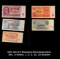 1961 Soviet Russian Denomination Set, 5 Notes, 1, 3, 5, 10, 25 Rubles Grades
