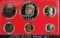 1973 United States Mint Proof Set 6 Coins Total - No Outer Box
