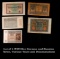 Lot of 5 WWI Era German and Russian Notes, Various Years and Denominations Grades