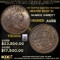 ***Auction Highlight*** 1797 Gripped edge Rev '95 Draped Bust Large Cent S-120b 1c Graded au55 By SE