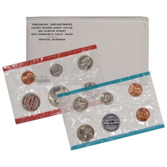 1969 United States Mint Set 10 Coins Inside!