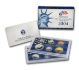 2004 United States Mint Proof Set 6 Coins - No Outer Box, No Quarters