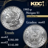 1903-p Morgan Dollar 1 Grades Select Unc