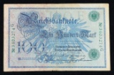 1908 Imperial germany 100 mark Note P# 34 Grades vf+