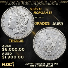 ***Auction Highlight*1895-o Morgan Dollar 1 Grades