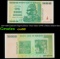 2007-2008 Zimbabwe Hyperinflation Third Dollar (ZWR) 1 Billion Dollars Note  Grades Gem+ CU
