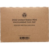 Sealed 2022 United States Mint Set in Original Government Shipped Box, Never Opened! 20 Coins Inside